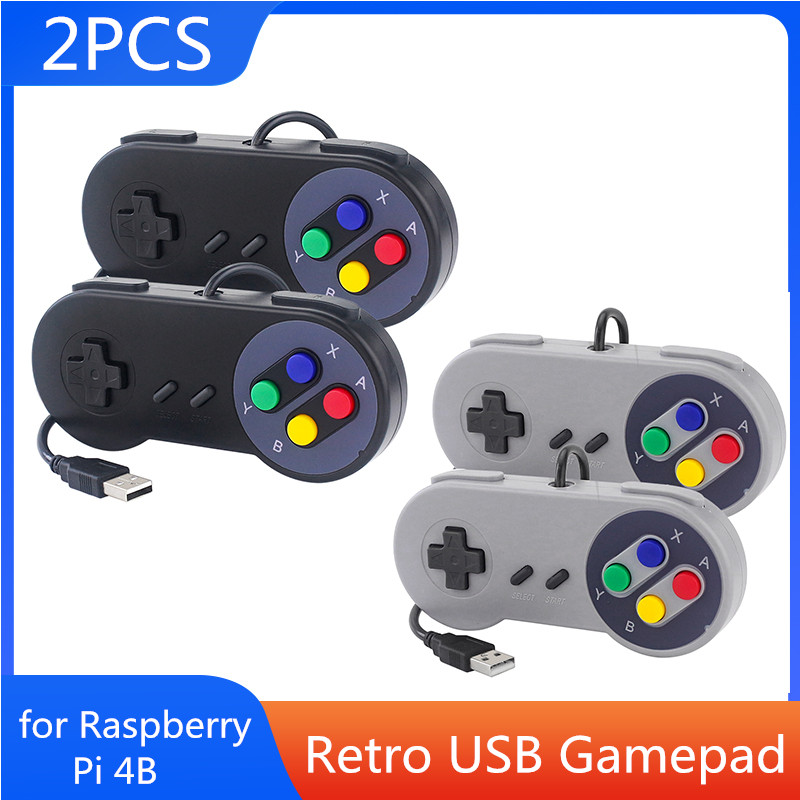 Retro Gaming Raspberry Pi 4 - 2 Stuks Usb Gamepad Retro Gaming