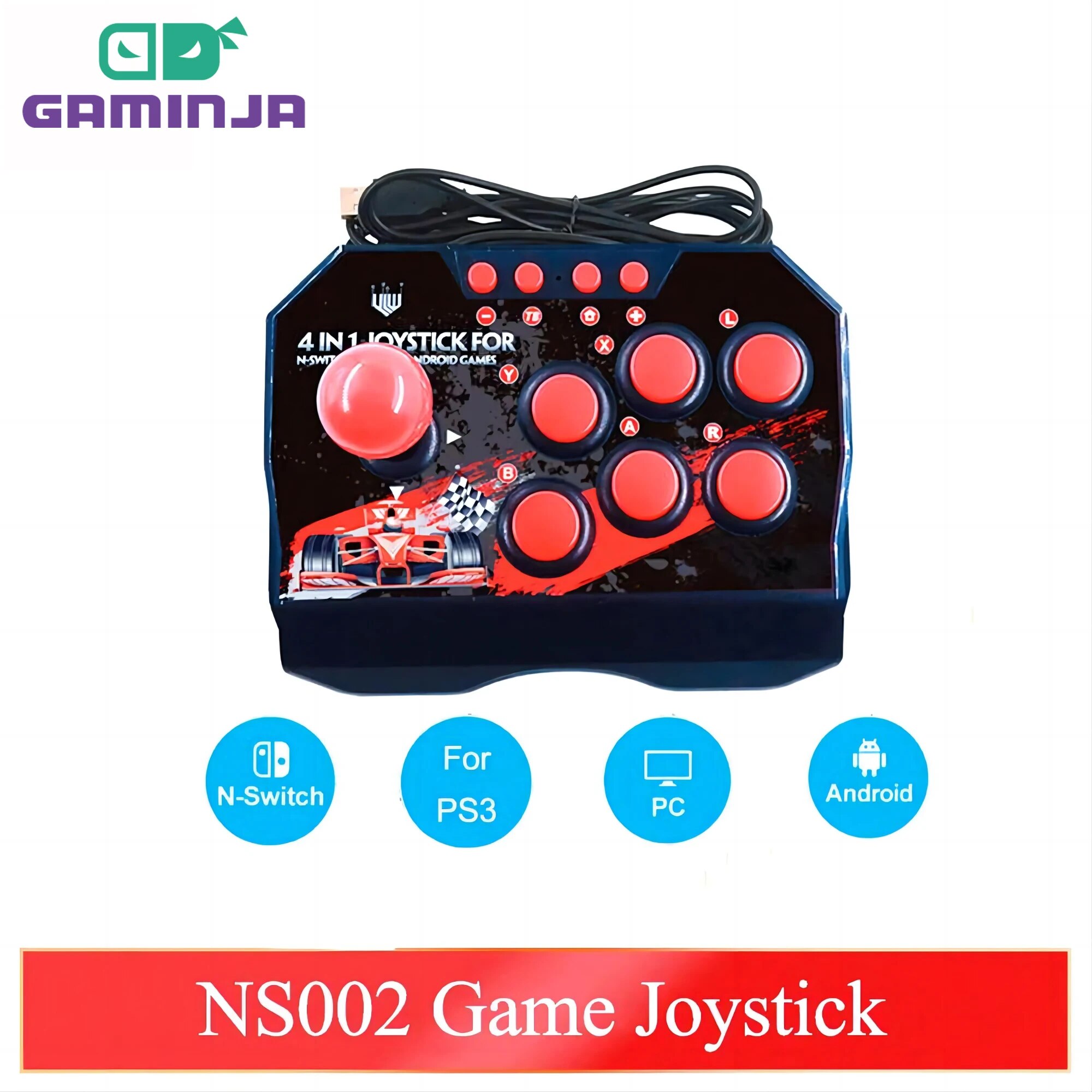 GAMINJA NS002 4 In 1 Retro Arc - Retro Gaming Raspberry Pi 4 recensie en prijs