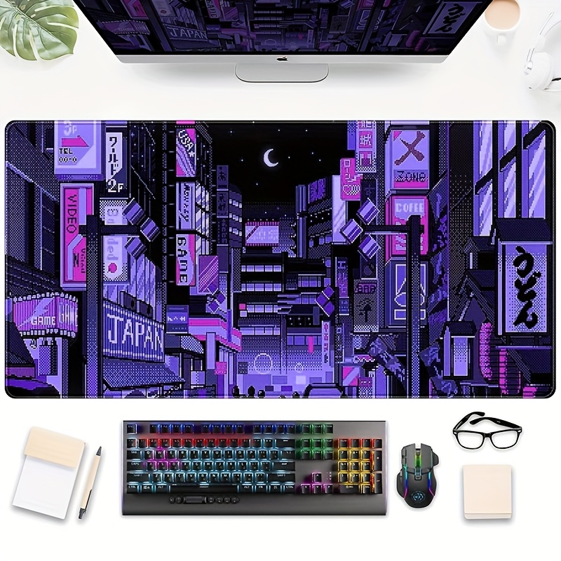 XXL Tokyo Street bureaumat, le - Retro Gaming Desk Setup recensie en prijs