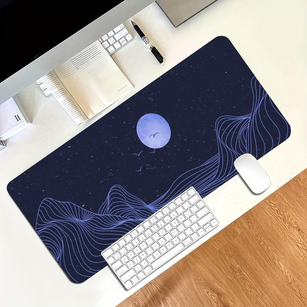 Vintage Wave Mountain Moon Gro - Retro Gaming Desk Setup recensie en prijs