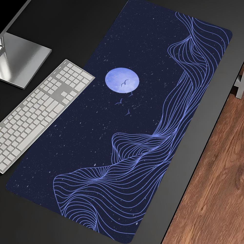 Vintage Wave Mountain Moon Gro - Retro Gaming Desk Setup recensie en prijs